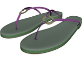Ring Sandals 3D Model preview