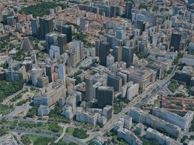 Rio de Janeiro City, Brazil (2024) 3D Model