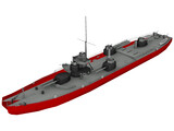 River Monitor Russian 3D Model preview