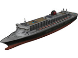 RMS Queen Mary 2 3D Model preview