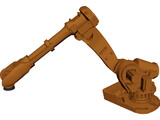 Robot 6 Axis 3D Model preview