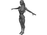 Robot Woman 3D Model preview