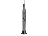 Rocket Jupiter C 3D Model preview