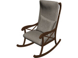 Rocking Chair 3D Model preview