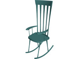Rocking Chair 3D Model preview