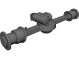 Rockwell Front Axle 3D Model preview