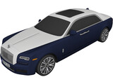 Rolls-Royce Ghost (2018) 3D Model preview