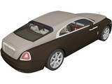 Rolls-Royce Wraith (2014) 3D Model preview