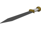 Roman Sword 3D Model preview