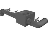 Roof Air Conditioning Unit 3D Model