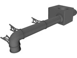 Roof Air Conditioning Unit 3D Model