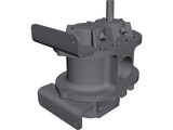 Roots Blower 3D Model preview