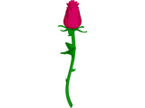 Rose Flower 3D Model