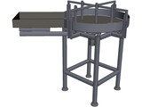 Rotary Table Feeder 3D Model preview