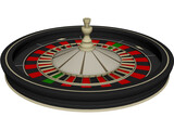 Roulette Wheel 3D Model preview