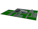 Round Building 3D Model preview