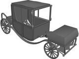 Royal Wagon 3D Model preview