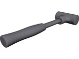 Rubber Mallet 3D Model preview