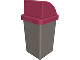 Rubbish Bin 3D Model preview