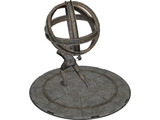 Ruins Statue 3D Model preview