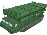 SA-12a-23a Gladiator TELAR 3D Model preview