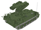 SA-13 Gopher 3D Model