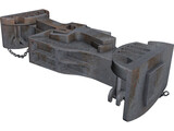 SA-3 Train Coupling 3D Model preview