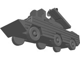 SA-8 SAM 3D Model