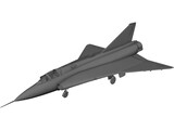 Saab 35 Draken 3D Model preview