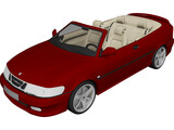 SAAB 9-3 Convertible 3D Model preview