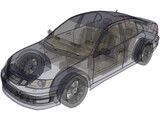 SAAB 9-3 3D Model
