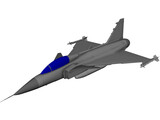 Saab JAS-39 Gripen 3D Model preview