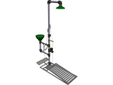 Safety Shower and Eye Wash 3D Model preview