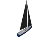 Sailboat 3D Model preview