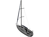 Sailboat Yacht 3D Model