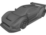 Saleen S5S Raptor LM Concept (2010) 3D Model preview