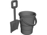Sand Pail and Shovel 3D Model preview