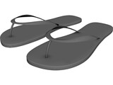 Sandals 3D Model preview