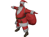 Santa Claus 3D Model preview
