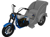 Santa Trike 3D Model preview