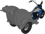 Santa Trike 3D Model