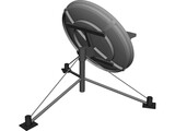 SATCOM Dish 3D Model preview