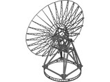 Satellite Dish 3D Model preview