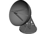 Satellite Dish 3D Model preview