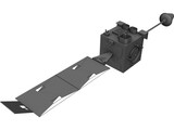 Satellite GOES 3D Model preview