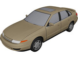 Saturn LS (2000) 3D Model preview