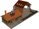 Sawmill 3D Model preview