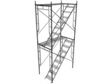 Scaffold Stair Tower 3D Model