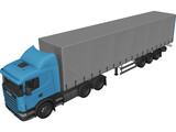 Scania 164l 420 3D Model preview