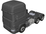 Scania 6x4 3D Model preview